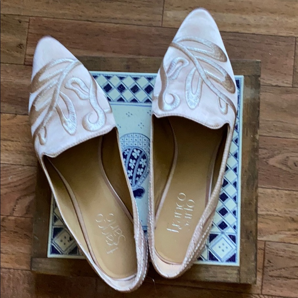 Franco Sarto new satin shoes